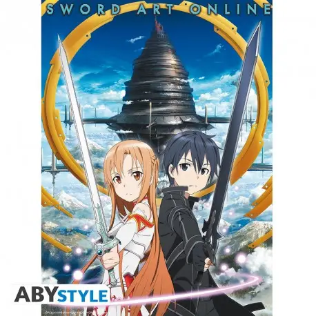 SWORD ART ONLINE - ASUNA & KIRITO - POSTER (52X38)