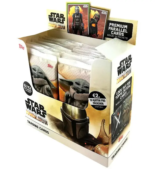 STAR WARS: THE MANDALORIAN - TRADING CARDS DISPLAY BOX (24 BUSTINE)