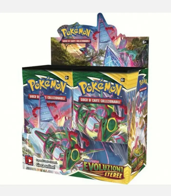 POKEMON - BOX 36 BUSTE - SPADA E SCUDO EVOLUZIONI ETEREE