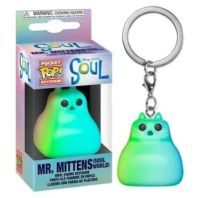 DISNEY: SOUL - POP FUNKO VINYL KEYCHAIN MR. MITTENS 4CM