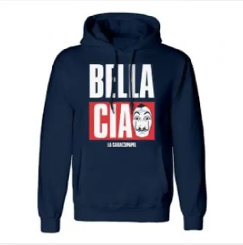 LA CASA DI CARTA - PULLOVER HOODIE - BELLA CIAO L