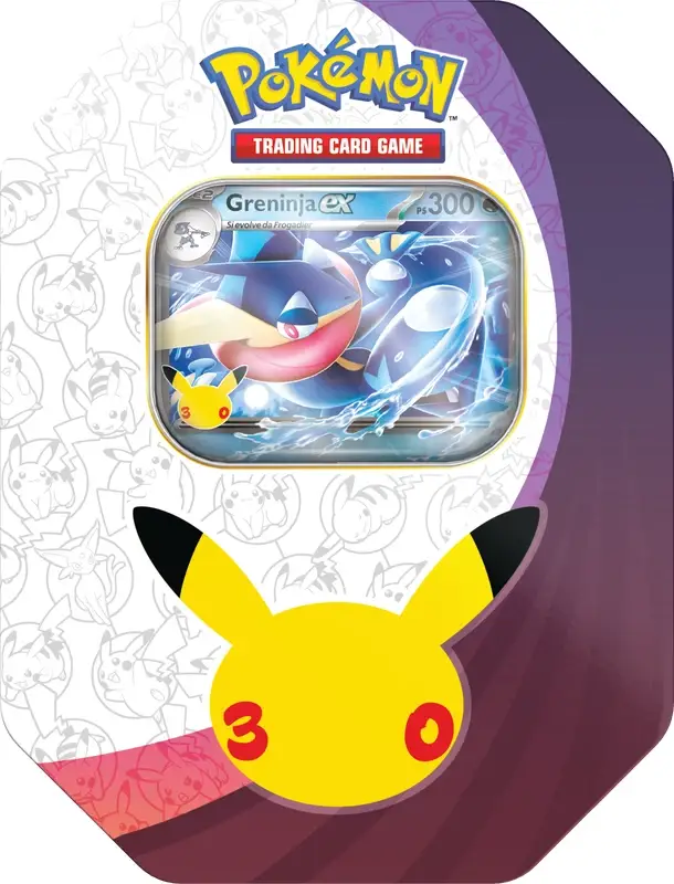 POKEMON 30° ANNIVERSARIO TIN DA COLLEZIONE GRENINJA EX  ITA