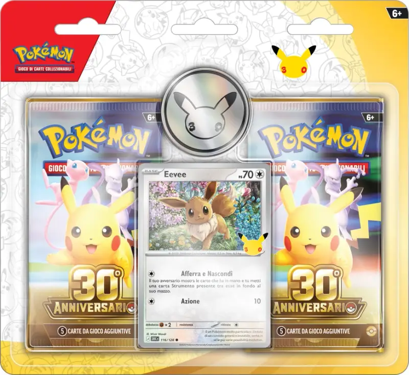 POKEMON 30° ANNIVERSARIO - BLISTER 2 BUSTE (IT)