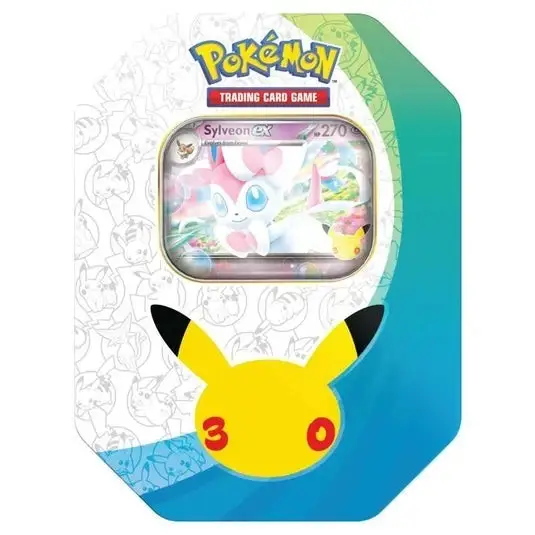 POKEMON 30° ANNIVERSARIO TIN DA COLLEZIONE SYLVEON EX ITA