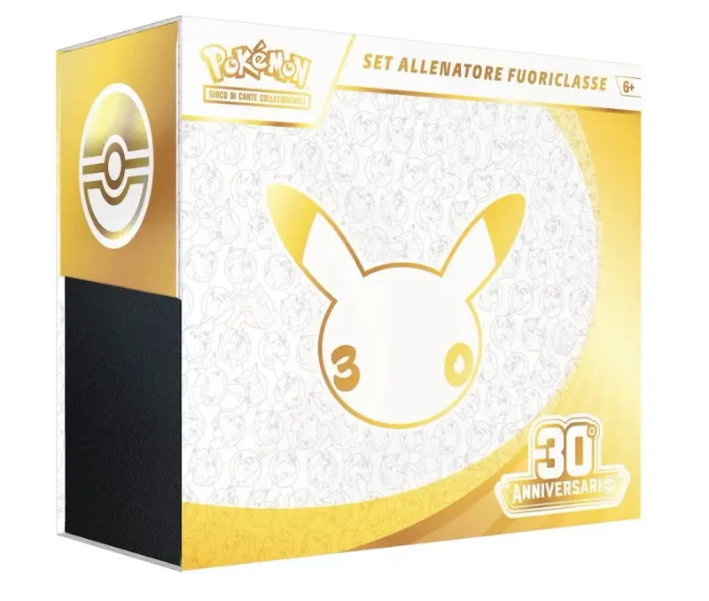 POKEMON 30TH ANNIVERSARIO - SET ALLENATORE FUORICLASSE - ITALIANO SEALED PRESALE